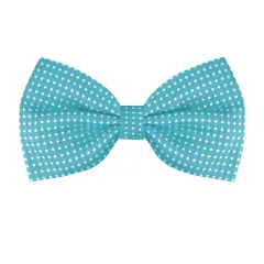 Allegra K 水玉模様の男性用蝶ネクタイフォーマルパーティー蝶ネクタイ レイクブルー One Size