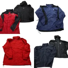 古着卸 まとめ売り アウトドアブランドMIX ライト ジャケット 6枚セット (メンズ L ) ヘリーハンセン エルエルビーン 中古 古着 MY8834