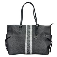 ◆未使用品◆ MICHAEL KORS マイケルコース ブラック トートバッグ ブラック MK シグネチャー レディース 本体のみ V77324NC