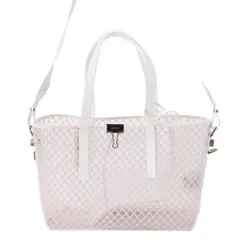 OFF-WHITE ショッパー PVC クリア スケルトン ネット トートバ 楽天市場】【オフホワイト】Off-White ショッパー PVC クリア