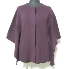 美品 ADORE アドーア 比翼ウールニットポンチョトップス サイズ38