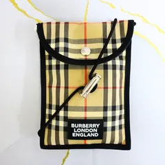 BURBERRY　LONDON　バーバリー　ロンドン　ショルダーバック　モバイルポシェット　ノバチェック　スマホ、小物入れのサムネイル