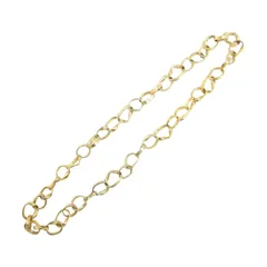 BALENCIAGA バレンシアガ EDITION リング ネックレス / メタリック チェーン | ロゴ | ゴールド | アクセサリー ジュエリー ファッション アイテム【レディース】【中古】のサムネイル