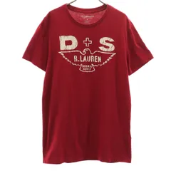 DENIM&SUPPLY RALPH LAUREN デニムアンドサプライラルフローレン 半袖 Tシャツ S レッド系 メンズ 古着