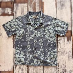 OLD PIKO  アロハシャツ 半袖　90s 00s  古着　ボックスシャツ　短丈