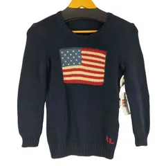 ラルフローレン RALPH LAUREN 星条旗コットンニット レディース JPN：M 