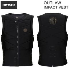 2023 MYSTIC OUTLAW IMPACT VEST ミスティック アウトロー インパクトベスト BLACK ウイングフォイル ウェイクボード ウィンドサーフィン カイトボード SUPボード