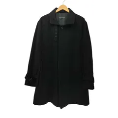 バーニーズニューヨーク BARNEYS NEWYORK 比翼 カシミヤ混 スタンドカラー ハーフ コート メンズ import：L 