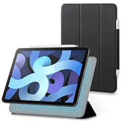 ケース単品_iPad Air 10.9 エレコム iPad Air 10.9 第5/4世代 (2022/2020年) ケース オートスリープ/ウェイク マグネット吸着 三つ折りスタンド 超薄型 Apple Pencil収納時ペアリングワイヤレス充電対応 ブラッ