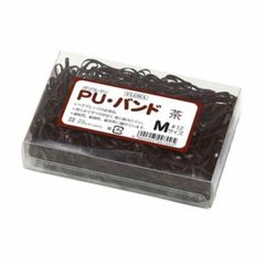 【1個】【定形外郵便発送】ローレル フローラ PUバンド #12 Mサイズ 40g 茶【倉庫C】