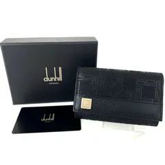 SD1893 新品未使用品！ ダンヒル ロンドン Dunhill LONDON ディーエイト 6連キーケース PVC×レザー ブラック