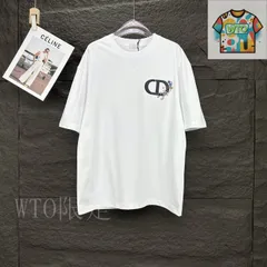 【今日WTO】Dior 2025 チェスト刺繍ロゴカップル T シャツ-NA77