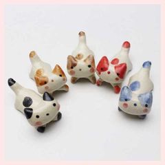 未使用 マンハッタナーズ MANHATTANER'S 群集猫 箸置きセット - メルカリ