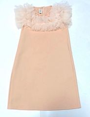 めっちゃ可愛いです！FENDI KIDS フェンディ キッズ ノースリーブ チュール ワンピース ドレス 4才 フォーマル 結婚式 女の子　2A48