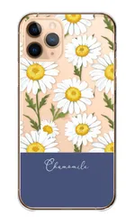 Galaxy S21 5G SC-51B SCG09 ケース カバー ギャラクシーS21 スマホケース ハードケース カモミール フラワー お花 花柄 大人女子 ナチュラル シンプル おしゃれ 可愛い かわいい カラー05