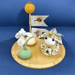 No.700　端午の節句　五月人形　鯉のぼり　ちりめん　つまみ細工　ハンドメイド　こどもの日