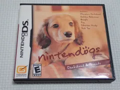 DS★Nintendogs Dachshund & Friends 海外版 北米版★箱付・説明書付・ソフト付★動作確認済