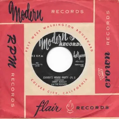 米7” Jimmy Beasley & The Rockers Johnnys House Party 45X1021 Modern Records /00080