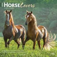 【輸入版】2024年 馬 カレンダー / ブラウントラウト 30.5 x 61 cm (Horse Lovers  Calendar)