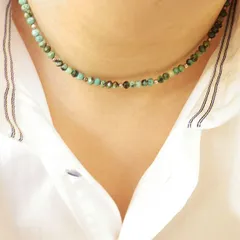 no.0048 スピネルとグリーンウッド ハンドメイド・手芸