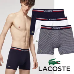 LACOSTE ボクサーパンツ 3枚組 コットン 綿 6H3377-525 男性
