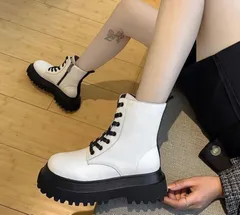 ブーツ　ショートブーツ　おしゃれ　マーティン　マーチン　韓国風　厚底スニーカー　厚底サンダル　クリスマス　誕生日　彼女　スリッパ　プレゼント　かわいい　レディース　2023　2024　最新　流行　ウェッジソール　ヒール　夏　秋　冬　ファッション 　⑯