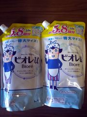 ビオレu ボディウォッシュ フレッシュフローラルの香り 2L つめかえ用 ×2