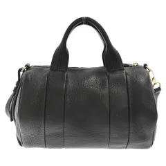 ALEXANDER WANG (アレキサンダーワン) ロッキースタッズ付きレザー2WAYハンドバック ブラックのサムネイル