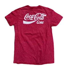 コカコーラ　Tシャツ　Mサイズ　レッド　US古着　coca cola coke