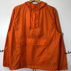 OLD NAVY オールドネイビー アノラックパーカー フーディー ナイロンジャケット メッシュライナー ドローコード ベトナム製 メンズ オレンジ
