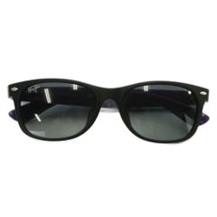 【中古】RAY BAN NEW WAYFARER CLASSIC 眼鏡 サングラス セルフレーム グラデーション 55□18-140 青 黒 RB2132-F レイバン RAY BAN NEW WAYFARER CLASSIC 眼鏡 サングラス セルフレーム