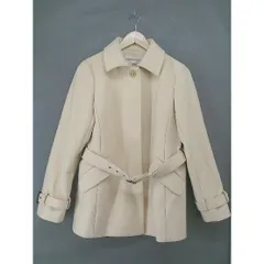 ◇ ◎ HUMAN WOMAN ヒューマンウーマン ウエストベルト付き 長袖 コート サイズM ベージュ系 レディース  【中古】 【1202100000259】