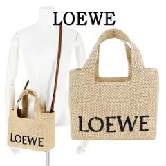 ロエベ バッグ フォント トート スモール ラフィア LOEWE FONT TOTE SMALL BAG A685B59X03 2123 NATURAL ナチュラル