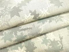 平和屋着物●本場大島紬　白大島　7マルキ　枝葉文　正絹　逸品　DAAR4508tw