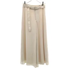 SNIDEL スナイデル ハイウエスト ワイドパンツ 1 ベージュ レディース 古着