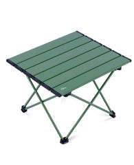 特別価格 テーブル ロールテーブル テーブル 耐荷重30kg ミニ キャンプ テーブル bbq 折畳テーブルアルミ 登山 ツーリング 超軽量 ソロキャンプ ポータブル アウトドア コンパクトキャンパス 収納袋付き iClimb (グリーン S)のサムネイル