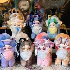 NOMMI400%おやすみクマさんシリーズ ぬいぐるみブラインドボックス 1個ボックス 高約35cm ABS&ポリエステル素材 ビッグサイズ かわいいフィギュア 女の子 誕生日 プレゼント 塗装済み 贈り物（ランダム1個）