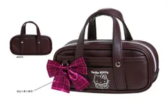 クラ【送料無料】【サンリオキャラクターズ】スクバ風ペンケース【おべんきょう】【ハローキティ】【ポーチ】【ペン入れ】【筆箱】【収納】【文房具】【学校】【勉強】【雑貨】【グッズ】【かわいい】