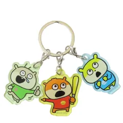 こねずみ　アクリルキーホルダー こねずみ」アクリルキーホルダー 4種セット【ローソン・Loppi