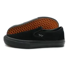 【新品】25.5-29.0cm バンズ VANS スニーカー メンズ レディース スケート スリッポン ブラック/ブラック VN0A5FCABKA 海外企画 SKATE SLIP-ON