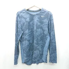 ◇ ⊂Φ NIKE ナイキ 長袖 カットソー サイズL ネイビー メンズ E  【1412090021688】