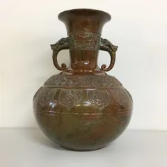 古銅製花瓶，時代物，在銘あり，重約2000克。 2025年最新】Yahoo!オークション -銅製 花瓶の中古品・新品・未