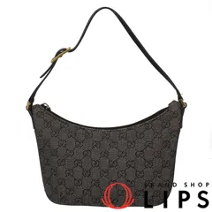 グッチ アクセサリーポーチ 32160 GGキャンバス レディース その他バッグ ブラック  美品 【中古】