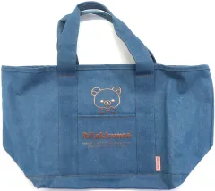 【中古】バッグ リラックマ デニム製BIGトートバッグ 「リラックマ」 新春すてきな奥さん2016年版 応募者全員サービス