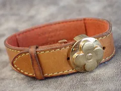 LOUIS VUITTON ルイヴィトン M64448 ブレスレット レザー レディース ブラウン 茶