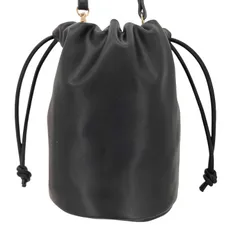 ユナイテッドアローズグリーンレーベルリラクシング UNITED ARROWS green label relaxing フェイクレザー 巾着ショルダーバッグ レディース 表記無 