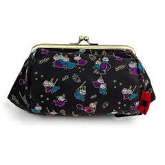 ムーミン ジャガードがま口ポーチ らくがき リトルミィ 小銭入れ