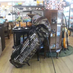 廃盤　希少　未使用　ジャックバニー！！　スタンド　キャディバック　ブラック Jack Bunny!! ジャックバニー スタンドキャディバッグ : GDO