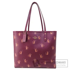 COACH コーチ F80232 リバーシブル トートバッグ PVC レディース