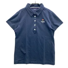 サイズ：L CALLAWAY キャロウェイ  半袖ポロシャツ  ネイビー系 [240101508724] ゴルフウェア レディース ストスト